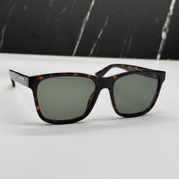 NEW GUCCI SUNGLASSES GG0746S 003 HAVANA EYEWEAR - Picture 5 of 10